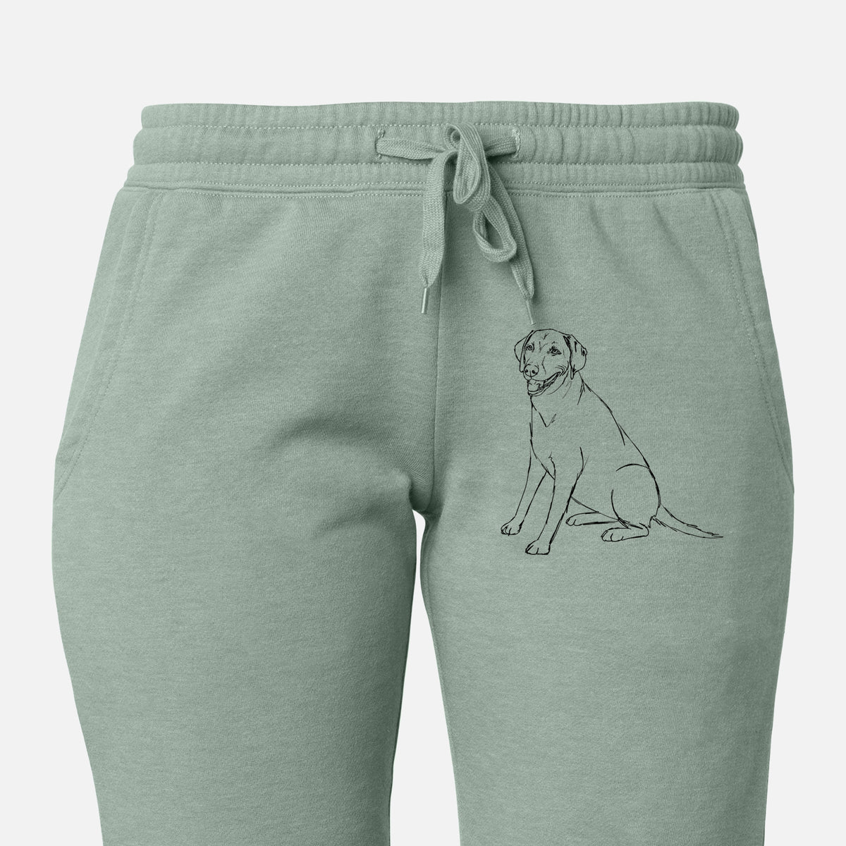 Doodled Winston the Labmaraner - Women&#39;s Cali Wave Joggers