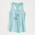 Doodled Winston the Mixed Breed - Women's Racerback Tanktop