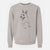 Doodled Winston the Mixed Breed - Unisex Pigment Dyed Crew Sweatshirt