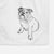 Doodled Yogi the English Bulldog Decorative Hand Towel