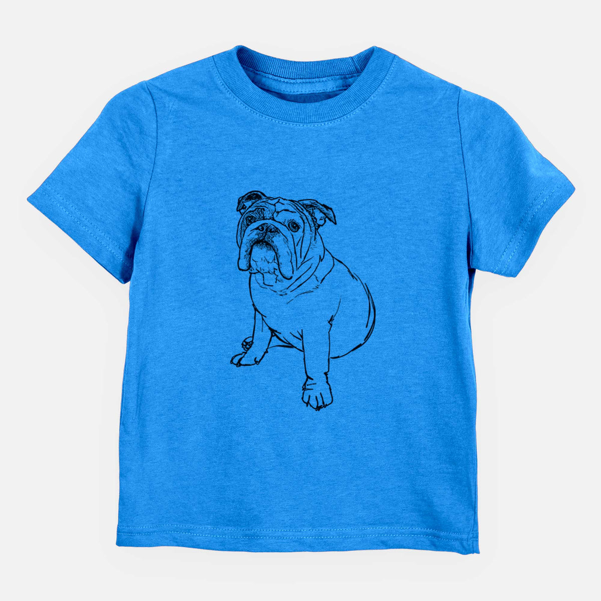 Doodled Yogi the English Bulldog - Kids/Youth/Toddler Shirt