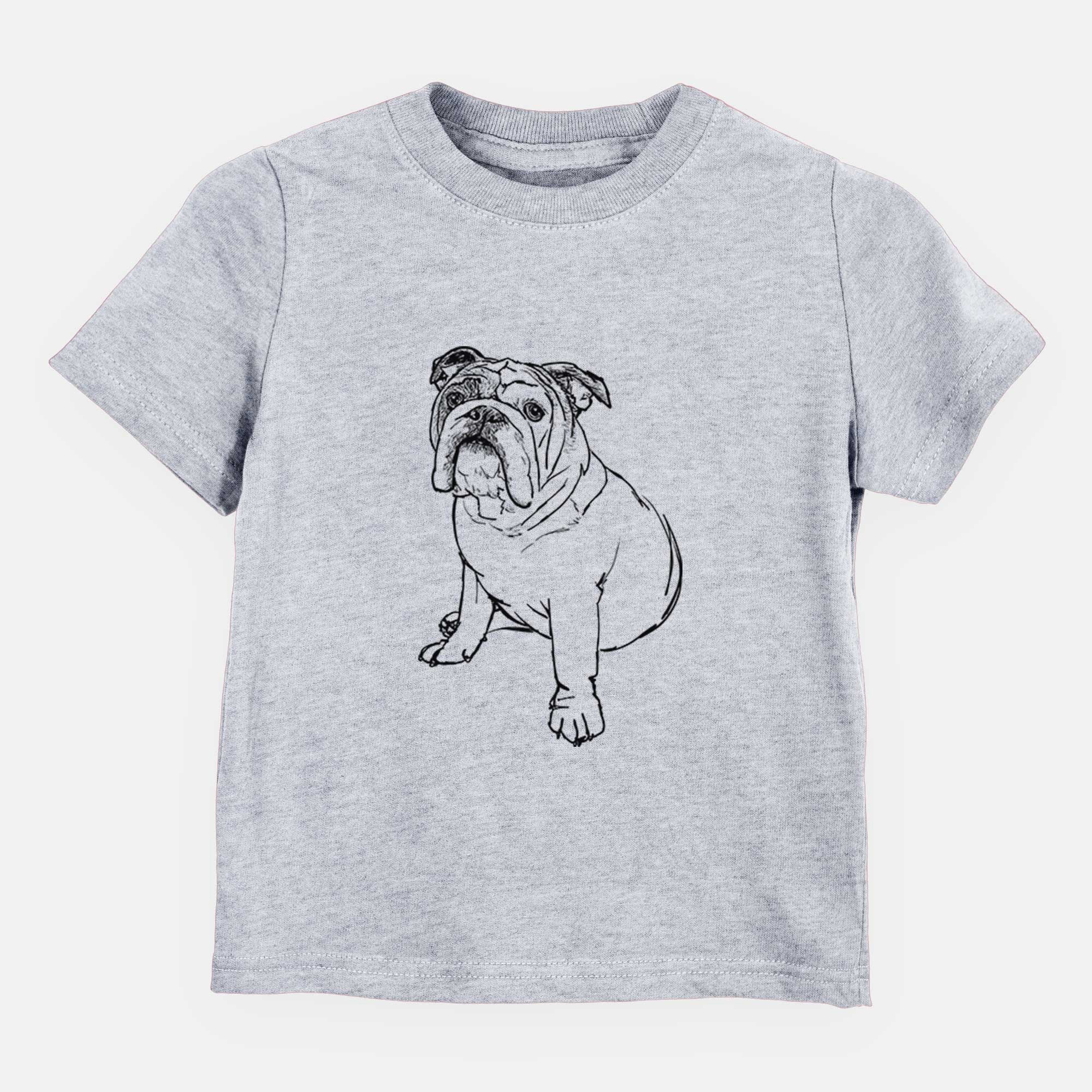 Doodled Yogi the English Bulldog - Kids/Youth/Toddler Shirt