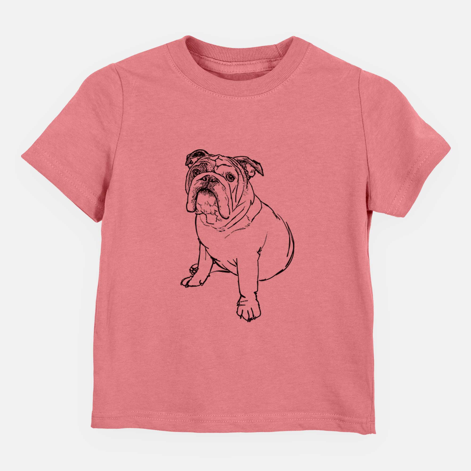 Doodled Yogi the English Bulldog - Kids/Youth/Toddler Shirt