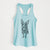 Doodled Zane the Australian Cattle Dog - Women's Racerback Tanktop