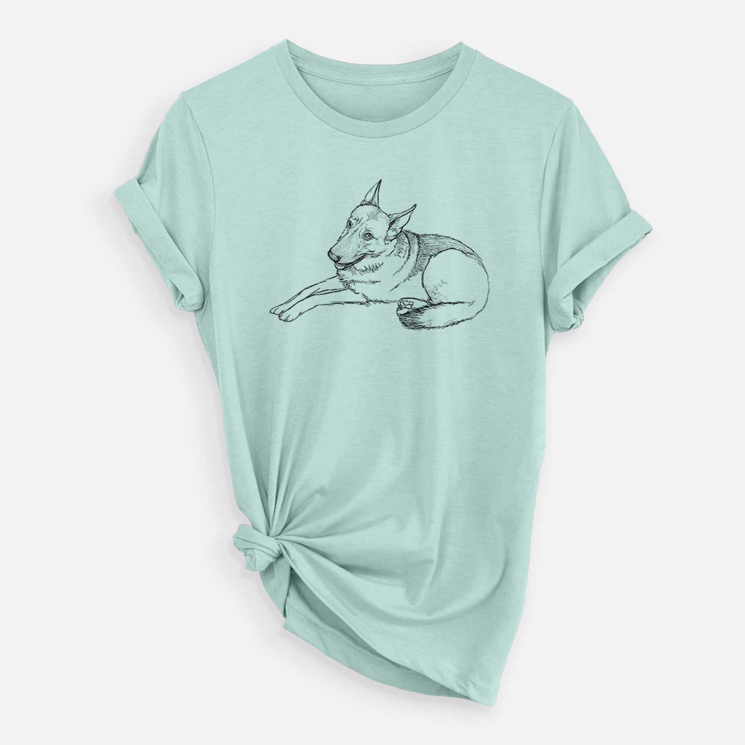 Doodled Zeussy the German Shepherd - Unisex Crewneck