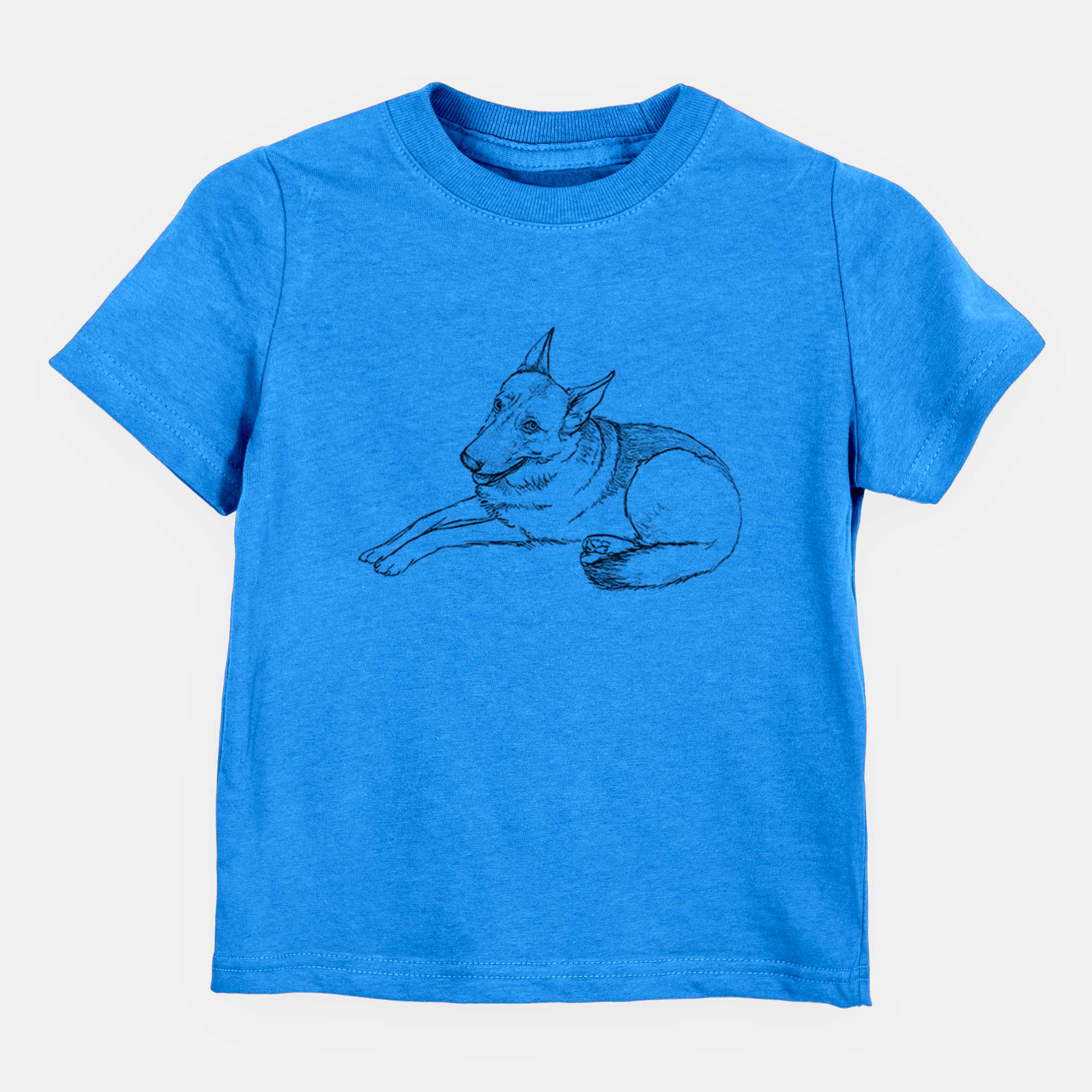 Doodled Zeussy the German Shepherd - Kids/Youth/Toddler Shirt