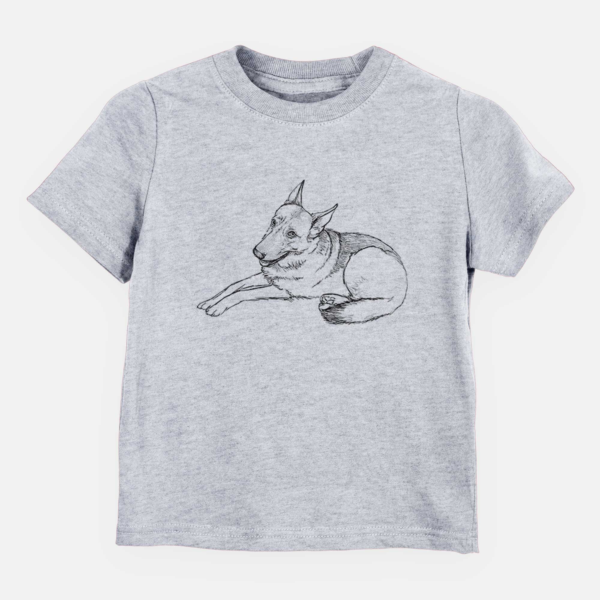 Doodled Zeussy the German Shepherd - Kids/Youth/Toddler Shirt