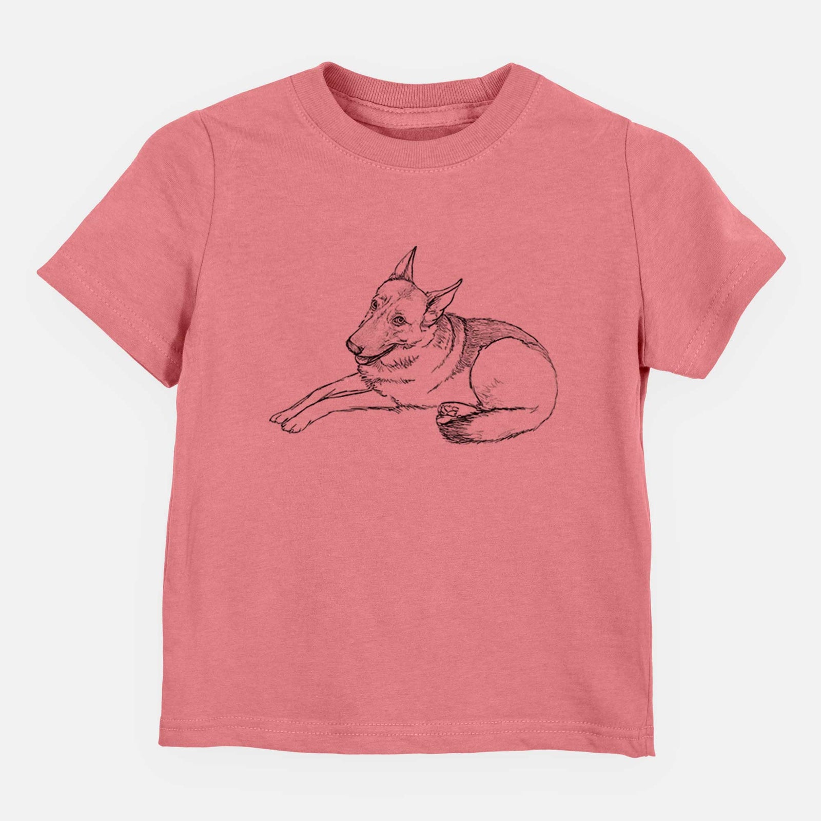 Doodled Zeussy the German Shepherd - Kids/Youth/Toddler Shirt