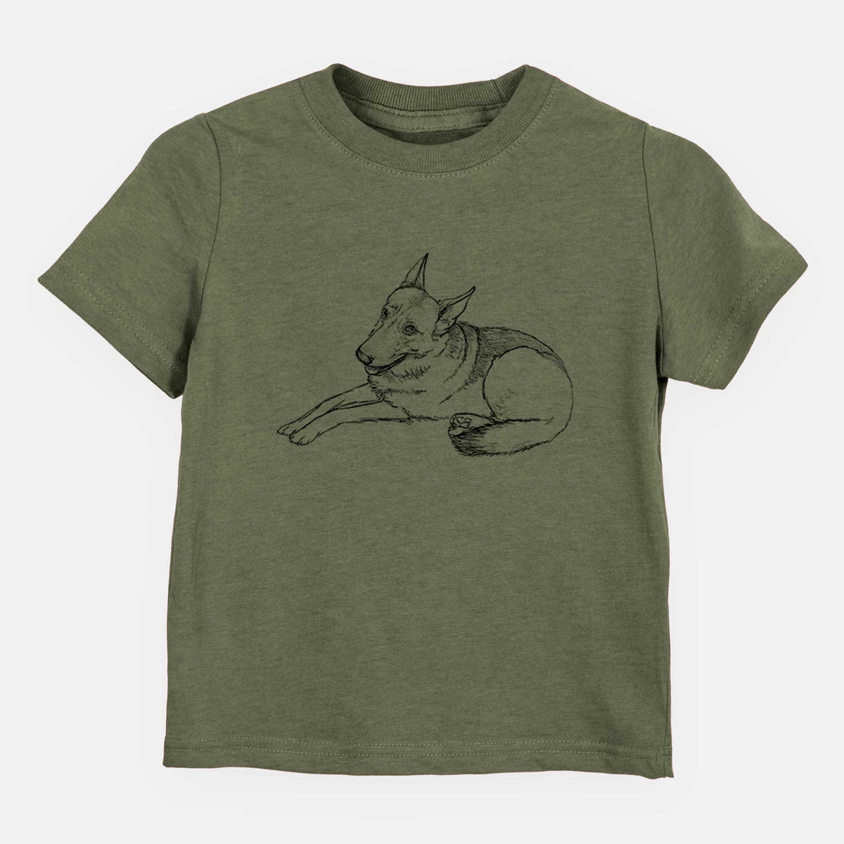 Doodled Zeussy the German Shepherd - Kids/Youth/Toddler Shirt