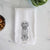 Doodled Zoe the Standard Poodle Decorative Hand Towel