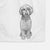 Doodled Zoe the Standard Poodle Decorative Hand Towel