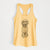 Doodled Zoe the Standard Poodle - Women's Racerback Tanktop