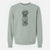 Doodled Zoe the Standard Poodle - Unisex Pigment Dyed Crew Sweatshirt