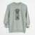 Doodled Zoe the Standard Poodle - Unisex Pigment Dyed Crew Sweatshirt