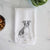 Doodled Zoey the Boston Terrier Decorative Hand Towel