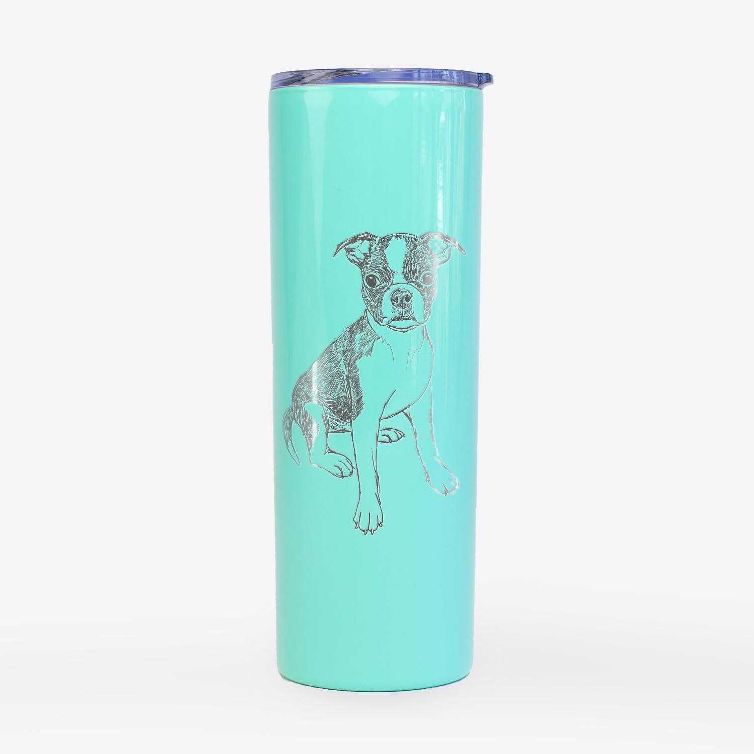 Doodled Zoey the Boston Terrier - 20oz Skinny Tumbler