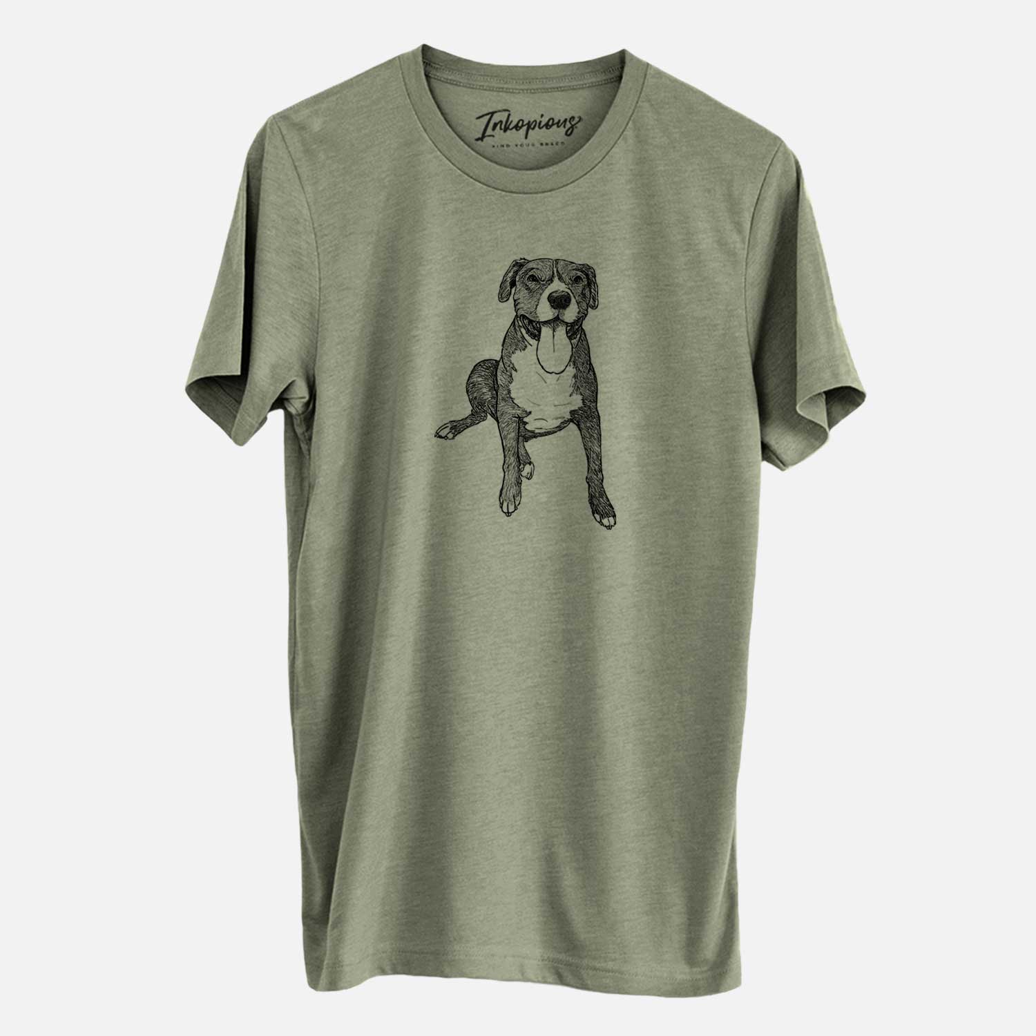 Doodled Zorro the Pitbull Mix - Unisex Crewneck