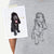 Custom Doodled Pet Portrait | T-Shirt