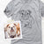 Custom Doodled Pet Portrait | T-Shirt