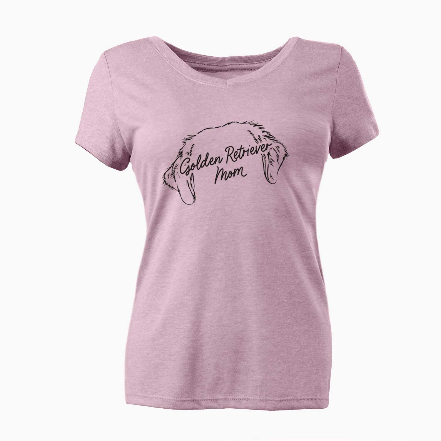 Golden Retriever Mom - Women's V-neck Shirt