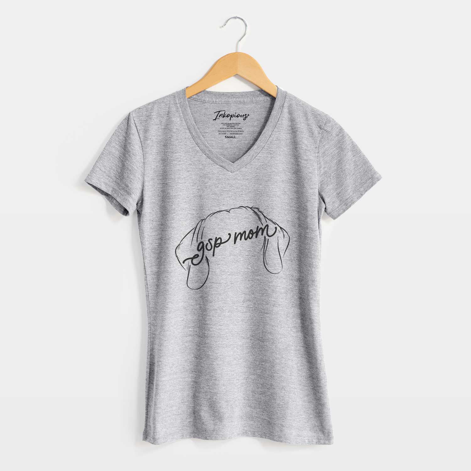 German Shorthaired Pointer Mom - Women's V-neck Shirt