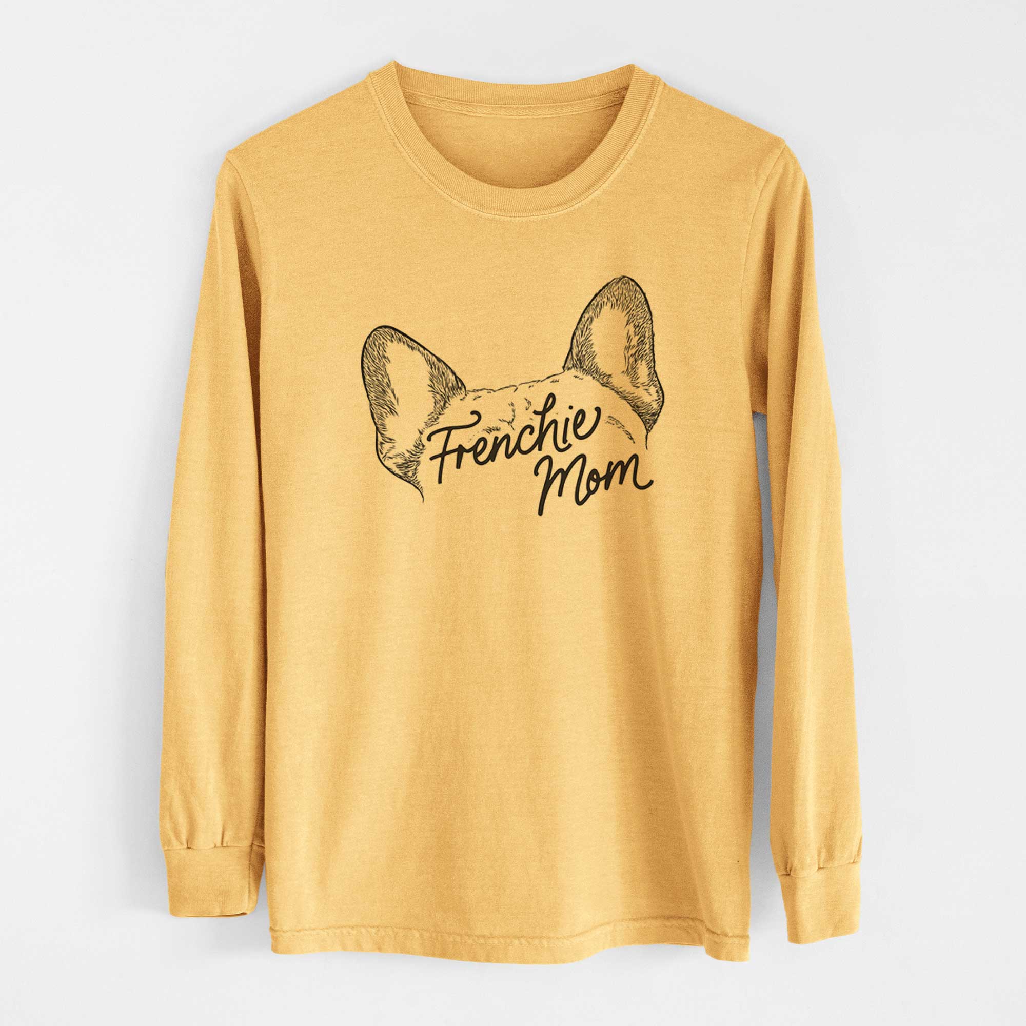 French Bulldog Mom - Heavyweight 100% Cotton Long Sleeve