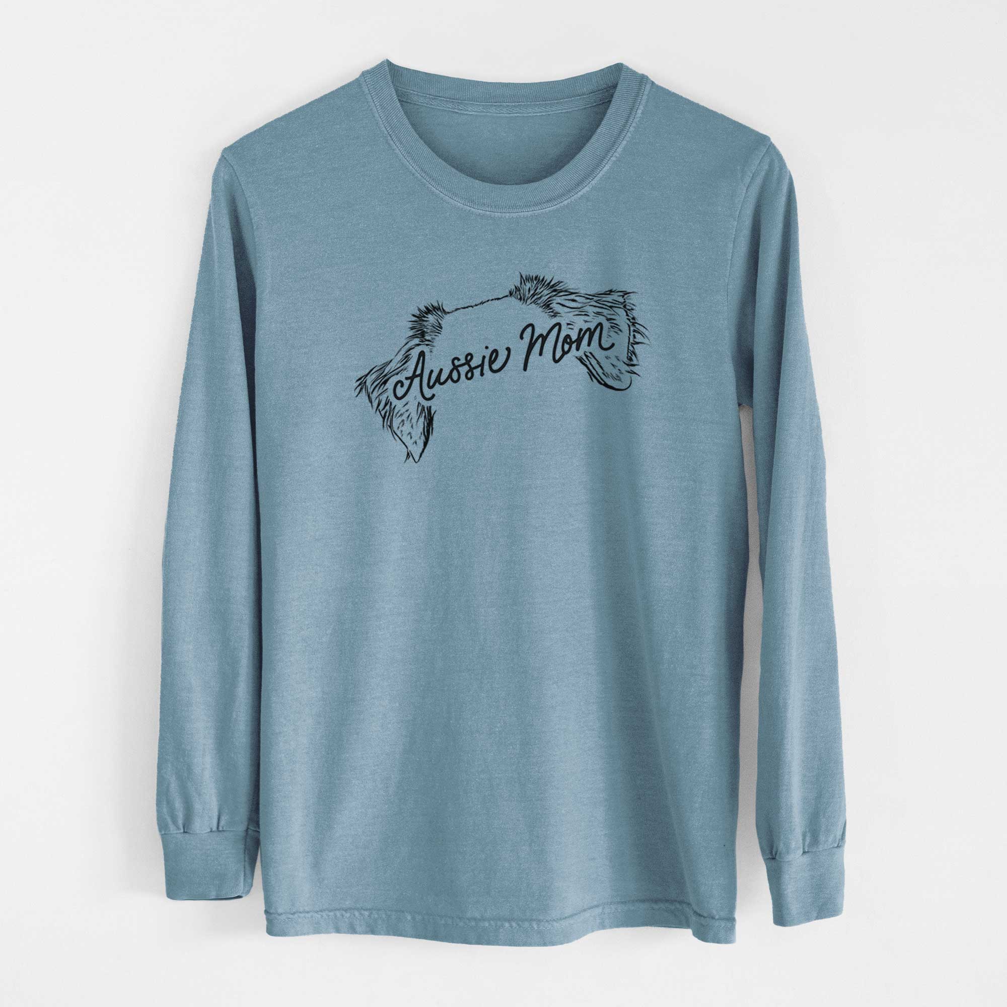 Australian Shepherd Mom - Heavyweight 100% Cotton Long Sleeve