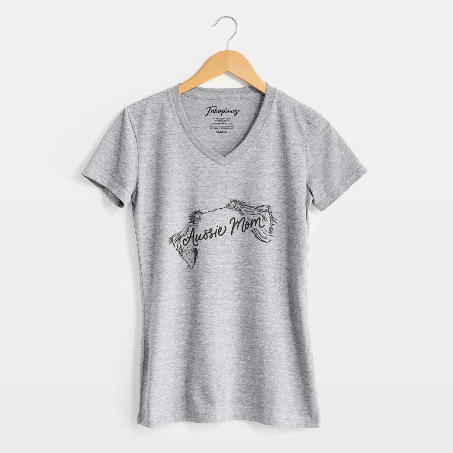 Australian Shepherd Mom - Women's V-neck Shirt