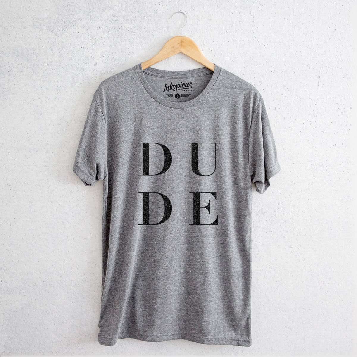 Dude Stacked - Tri-Blend Unisex Crew