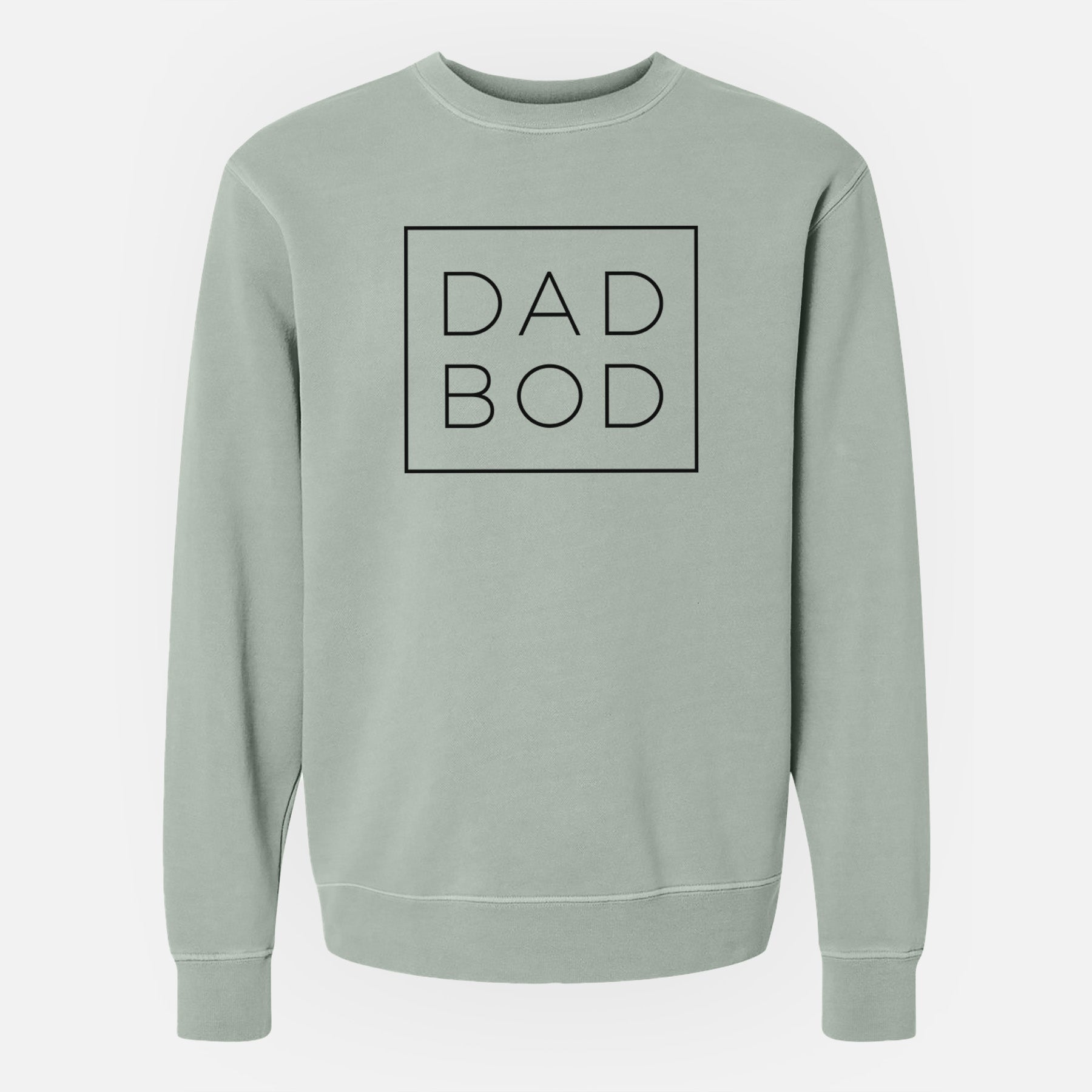 Dad Bod Boxed - Unisex Pigment Dyed Crew Sweatshirt