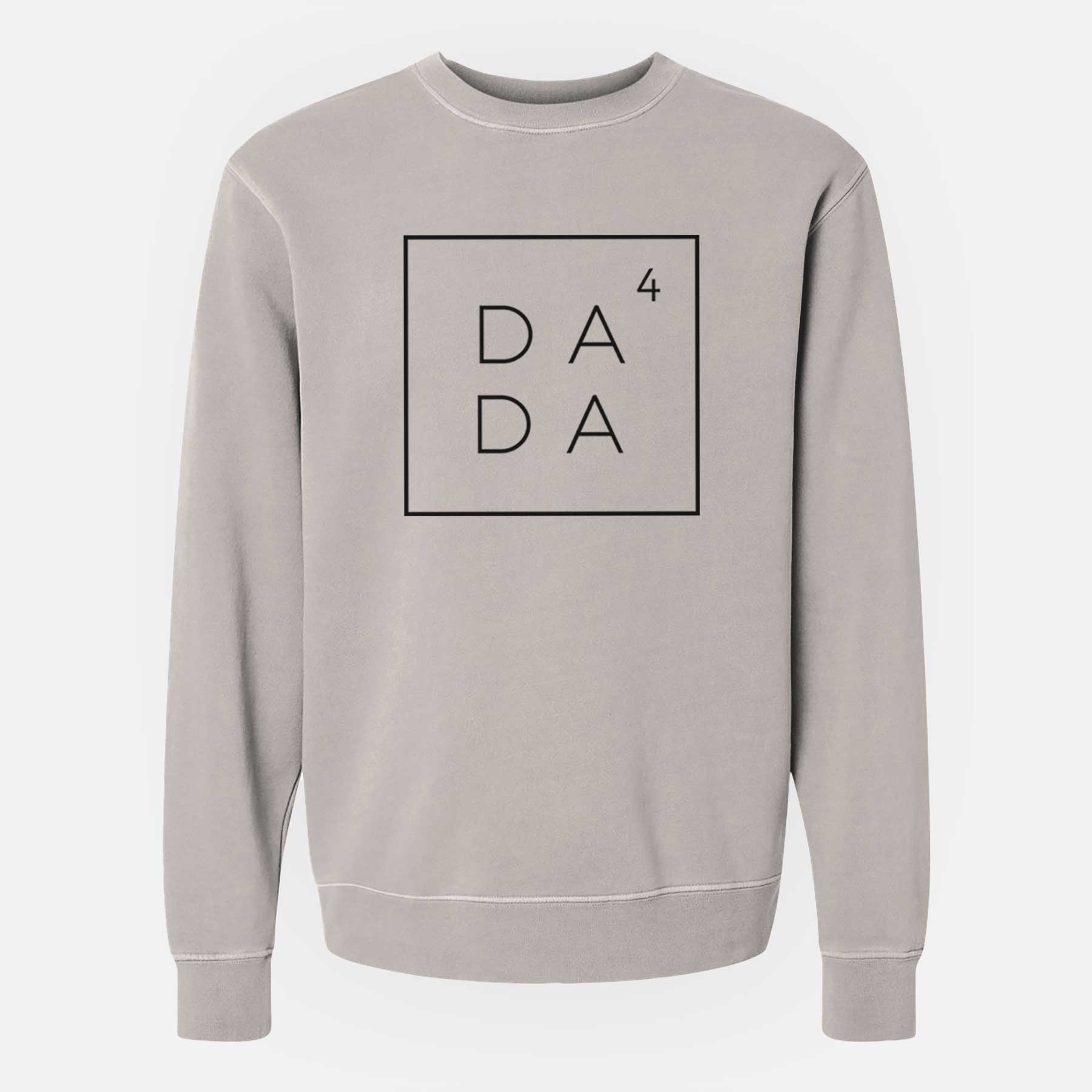 Dada to the 4th Power Boxed - Unisex Pigment Dyed Crew Sweatshirt