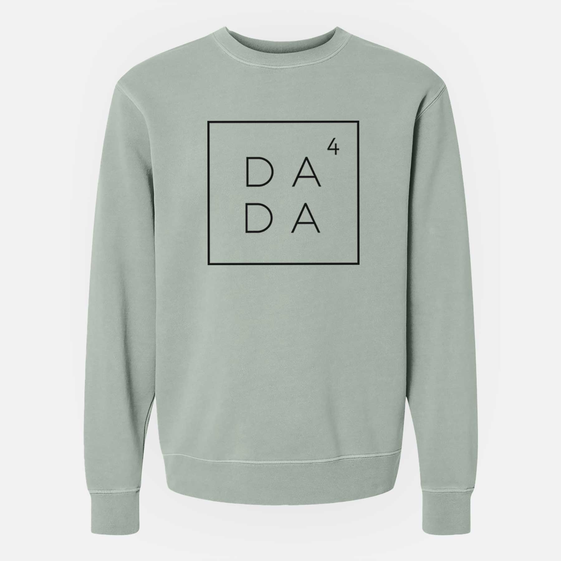 Dada to the 4th Power Boxed - Unisex Pigment Dyed Crew Sweatshirt