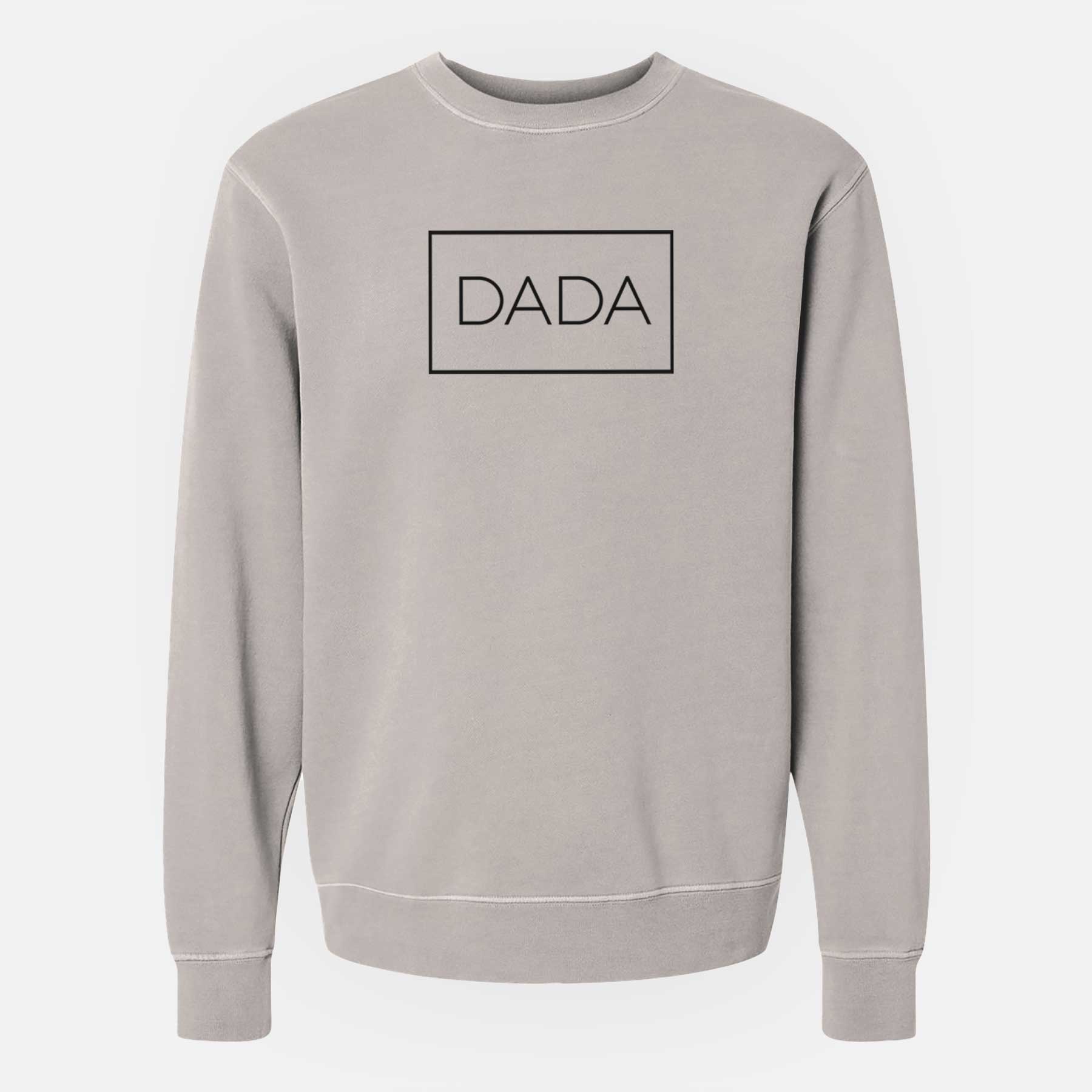 Dada Boxed - 1 Line - Unisex Pigment Dyed Crew Sweatshirt