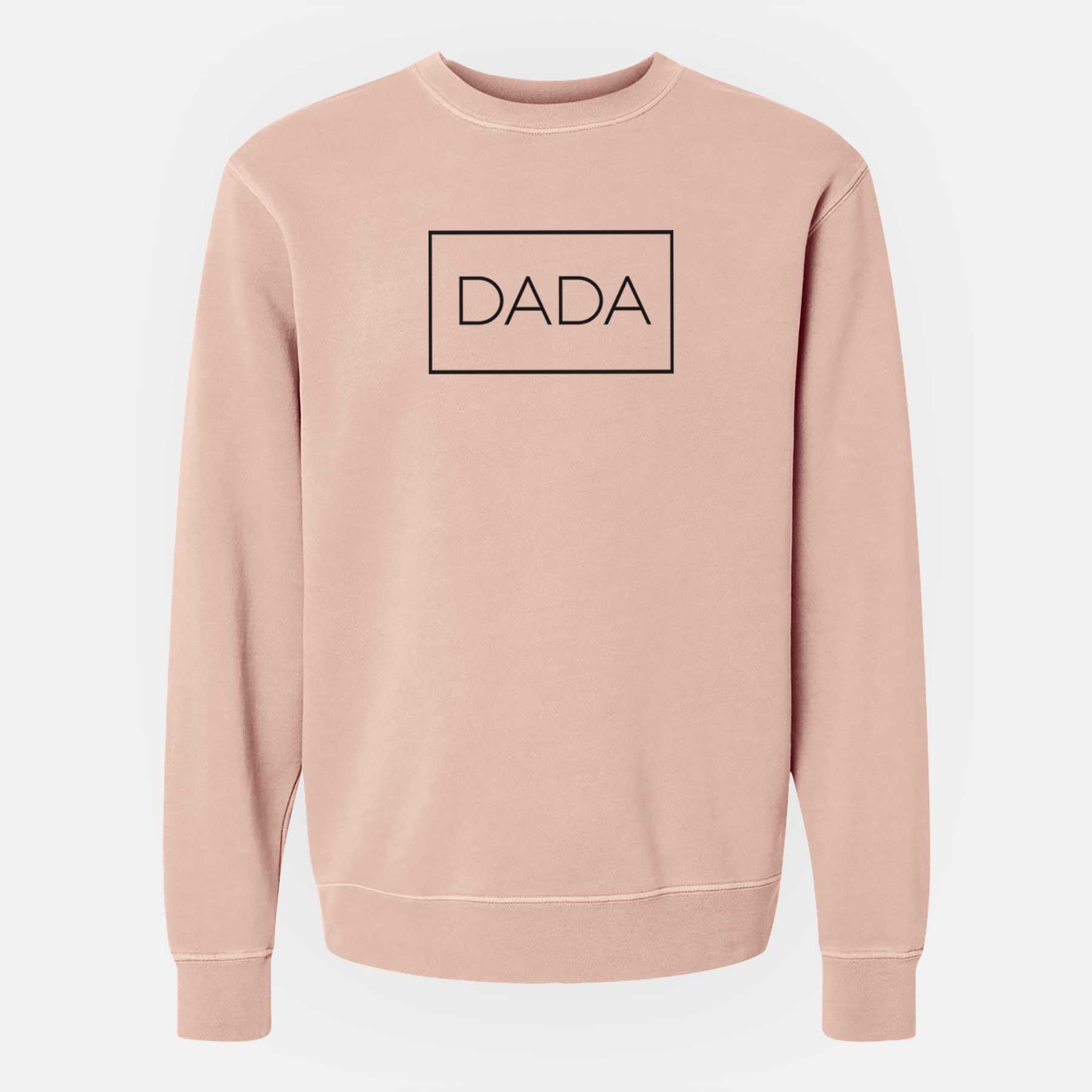 Dada Boxed - 1 Line - Unisex Pigment Dyed Crew Sweatshirt