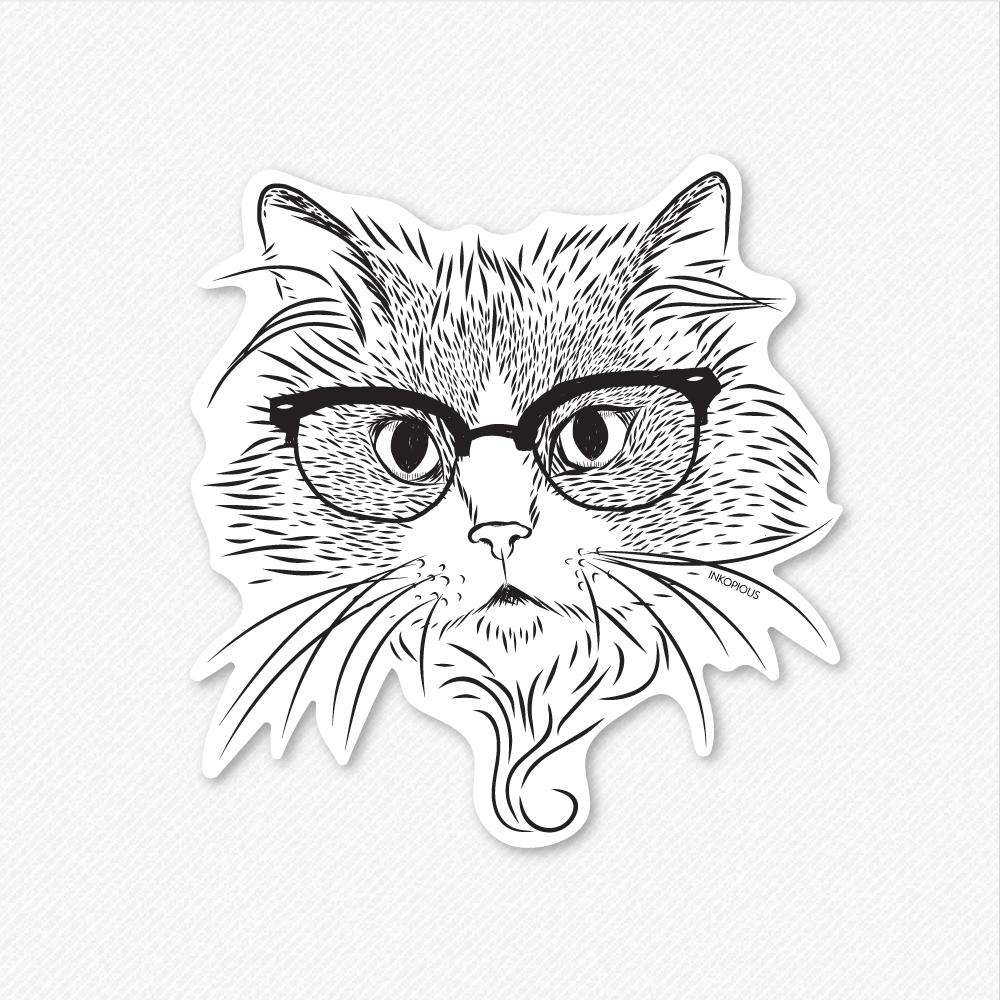 Daniel the Ragdoll Cat - Decal Sticker