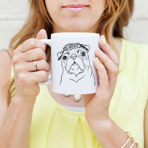 Darling Chloe the Pug - Mug