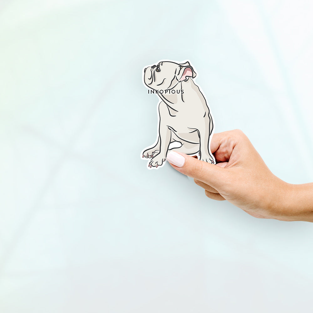 Dee - English Bulldog - Decal Sticker