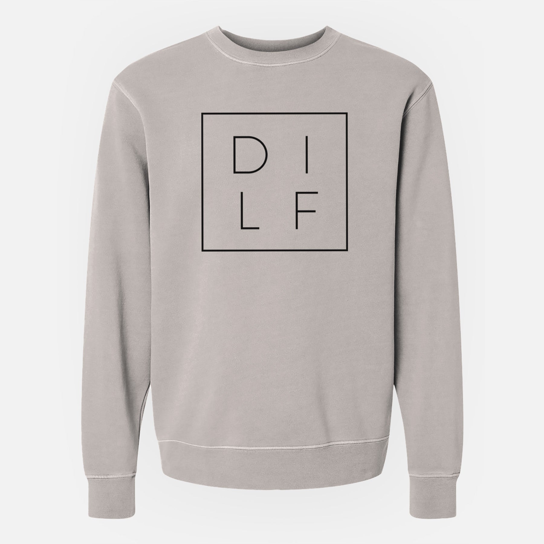 Dilf Boxed - Unisex Pigment Dyed Crew Sweatshirt