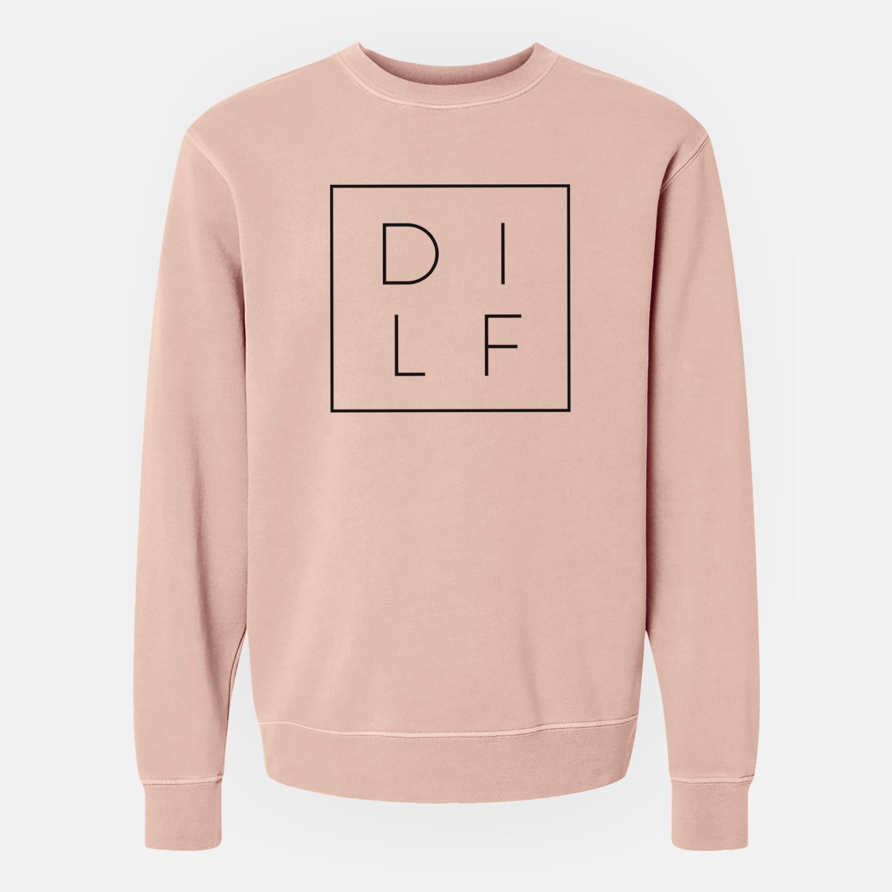 Dilf Boxed - Unisex Pigment Dyed Crew Sweatshirt