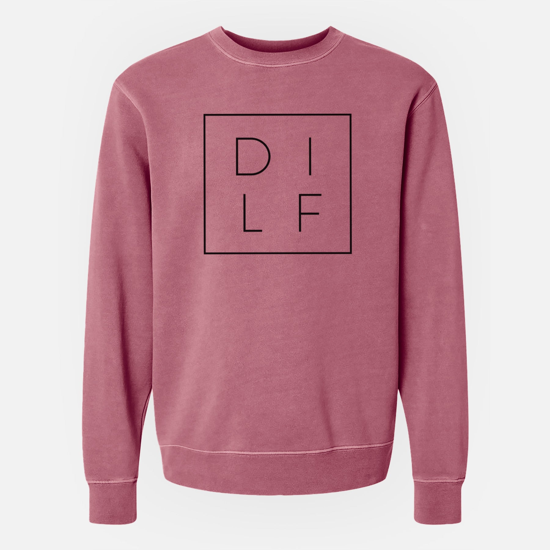 Dilf Boxed - Unisex Pigment Dyed Crew Sweatshirt