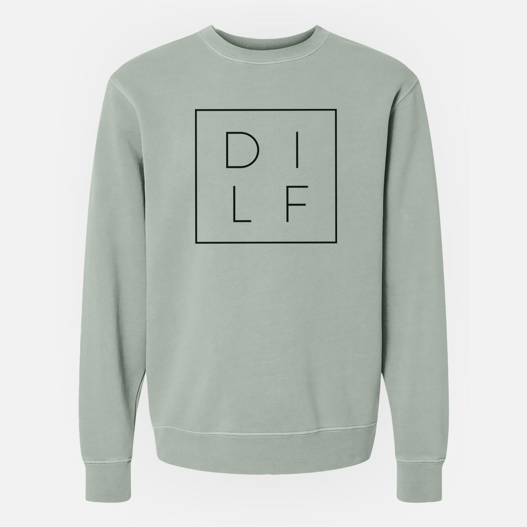 Dilf Boxed - Unisex Pigment Dyed Crew Sweatshirt