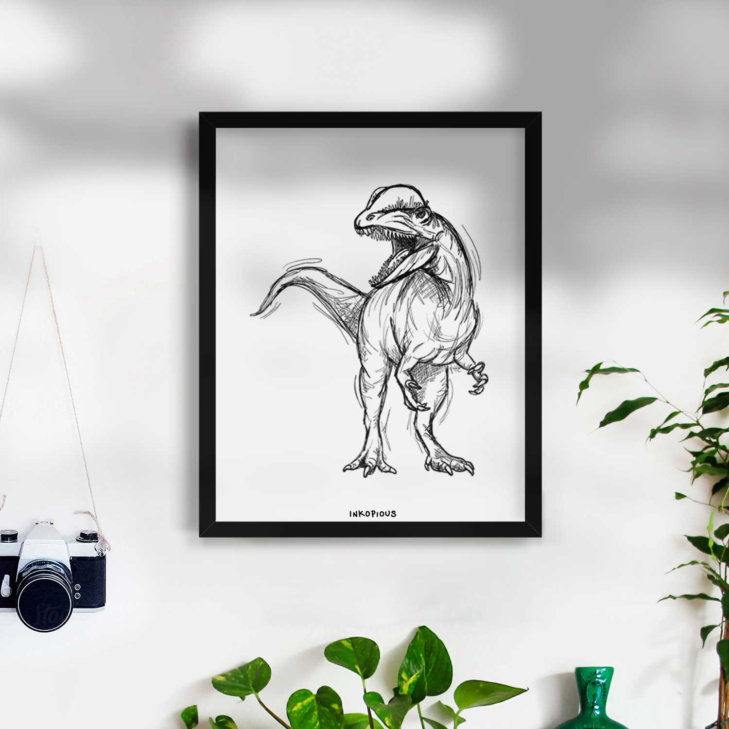 Dilophosaurus Art Print