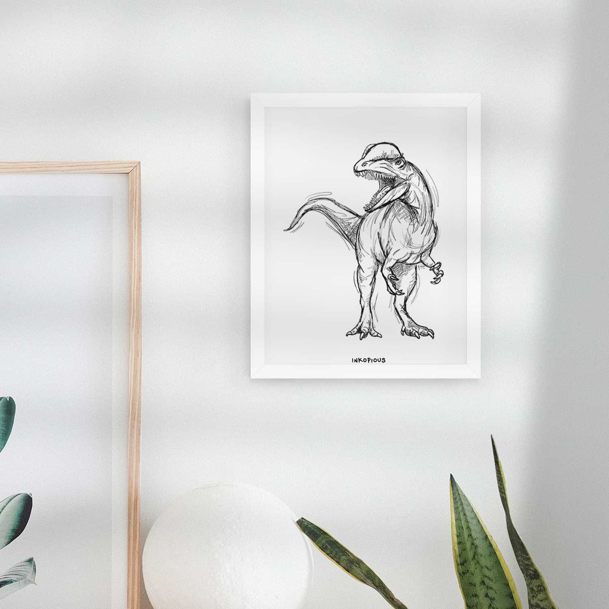 Dilophosaurus Art Print