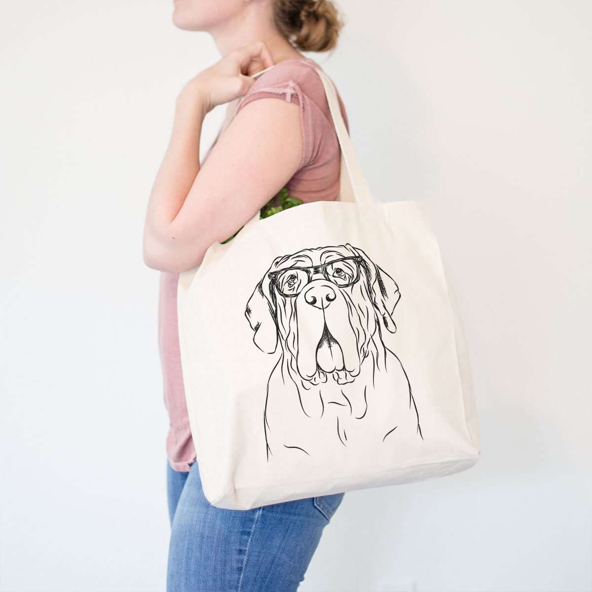 Dinah the Neapolitan Mastiff  - Tote Bag