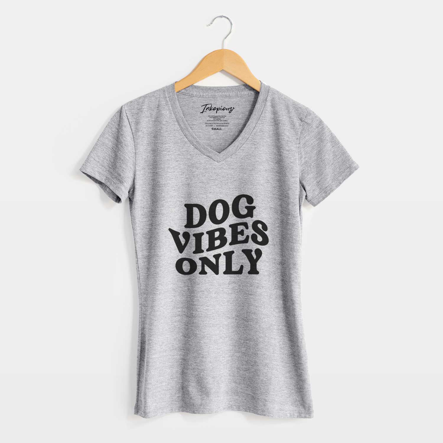 Dog Vibes Only - Women's V-neck Shirt