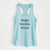 dogs. books. wine. - Women's Racerback Tanktop