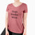 dogs. books. wine. - Women's V-neck Shirt