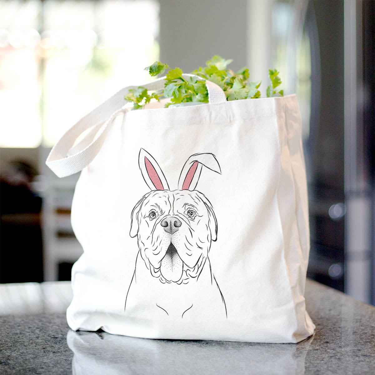 Chief the Boxer Bulldog Mix - Tote Bag