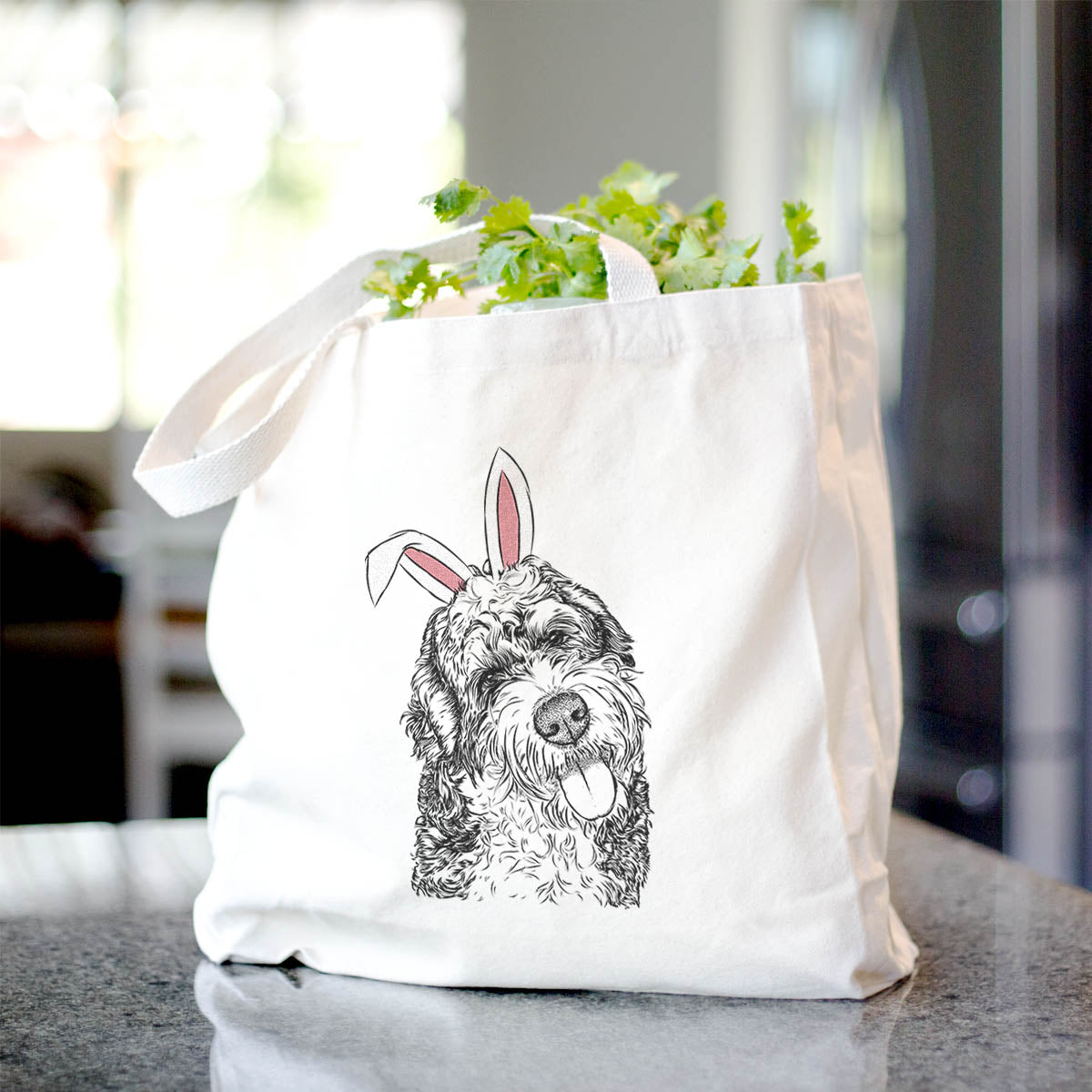 Kaci the Bernedoodle - Tote Bag