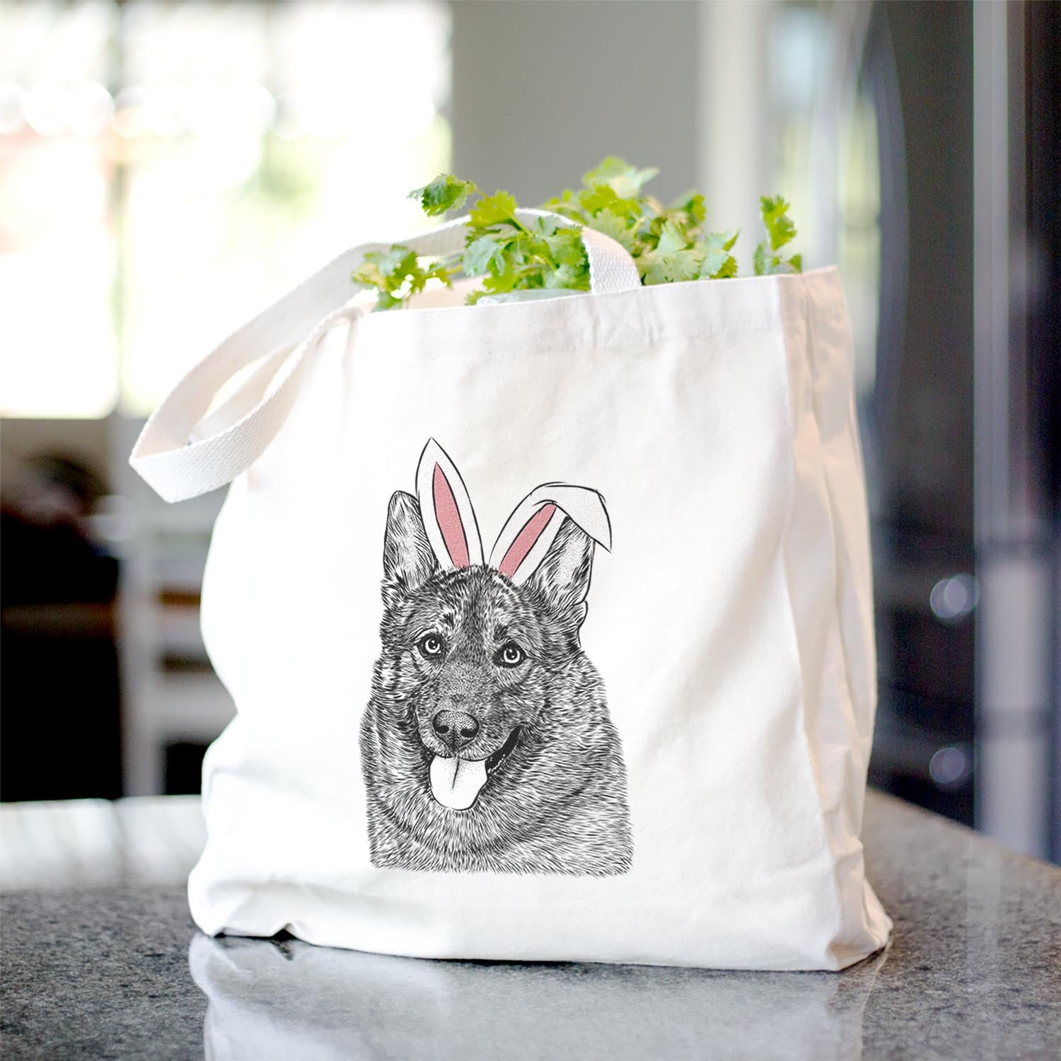 Kasia the Norwegian Elkhound - Tote Bag